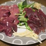 酒菜坊 橋蔵 - くじら刺＆大山地鶏レバ刺