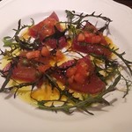 ズッペリア オステリア ピティリアーノ - カツオのカルパッチョ