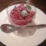 ズッペリア オステリア ピティリアーノ - 季節のソルベット