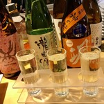 肴糀醸 やしろ - 日本酒飲み比べ
