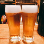 一品料理 ひとしな - 生ビール