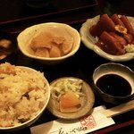 花いちりん - ある日の日替わり定食（小しびのお刺身）