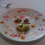 シェ・イノ - 頼んでないし話もしてないのにサプライズ。うれしい。バジルのシャーベットもいい。