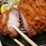 とんかつ檍 - 左2枚は早めに食べることー