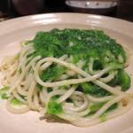 蓮香 - 生あおさの和えそば