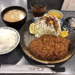 とんかつ檍 大門店 - 2019.4.13  特ロースかつ定食