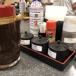 とんかつ檍 - 2019.4.13  調味料各種