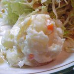 かつれつ四谷たけだ - カキミックス定食 1050円 のポテトサラダ