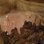 ラ プランシュ - 付け合せのイベリコ豚