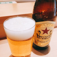 高柿の鮨 - ビール600円！（込）