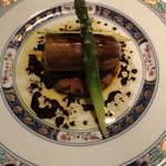 ラ・プロヴァンス・グルマン・オリヴィエ - 前菜。穴子を使ったお料理。
