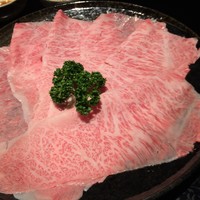 至極の旨みが堪能できる『上ロース』（焼しゃぶ）
