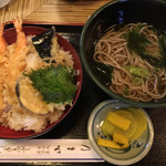 山よし - 日替わり  天丼  蕎麦