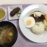 カフェテリアけやき - ロコモコ丼650円です