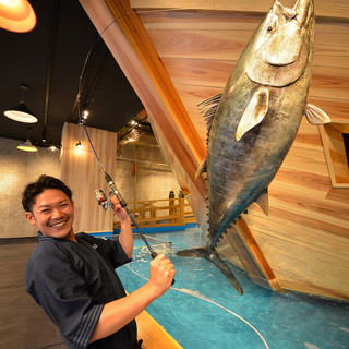 ミナミのど真ん中で釣りが楽しめる♪