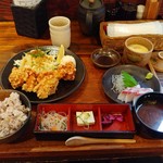 Umai Monya Sakura - 鶏の唐揚げ定食A　890円(税込)