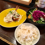 Bar de Ollaria - 週替わりアジフライランチ900円