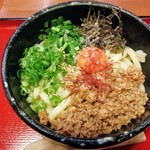 うどん土佐屋 - 肉味噌まぜうどん