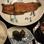 東京竹葉亭 - 19/4　鰻蒲焼とご飯セット