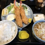 亀鶴庵 - 日本一海老フライ定食（31.4）