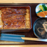 芳野屋 - 2019.4 生むし 鰻重 吸物・お新香付き（3,600円）ご飯少なめ