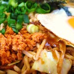 焼きそば研究所 くましまや - にんにく味噌まぜ焼きそば