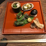 妙見石原荘 食菜石蔵 - 金目鯛湯引き