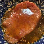 赤坂 らいもん - 黄身を溶いたたれにからめて