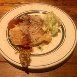 BARU 竹末 - 黒豚ヒレ肉のピカタ。