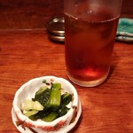 八起 - ウーロン茶、野沢菜