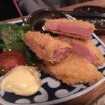 酒町ちゅうじろう - ホンマに厚切りな厚切りハムカツ