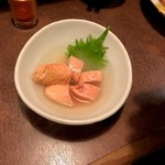 おかめ - 赤紺兄やん考案「炙りたらこ出汁かけ」