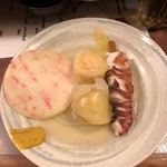 おかめ - しょうが天、ロールキャベツ、タコ