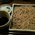 酒と器 くるま - 店主の手打ち蕎麦