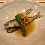 鮨 とかみ - 2019.3.  稚鮎の南蛮漬け