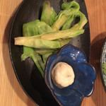 炭焼笑店 ゴジュウマル - ヤングコーン焼き