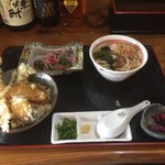 釜宗 - アナゴ天丼セット ８５０円