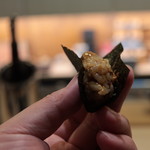 味あら井 - ズワイ蟹、雲丹、クエの海苔巻き