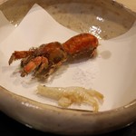 味あら井 - まじゃく（穴蝦蛄）の唐揚げと白海老