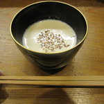 巽蕎麦 志ま平 - 「蕎麦の実のスープ」