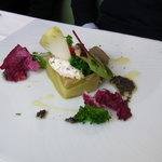 emuN - 秋刀魚と秋茄子のテリーヌ　生姜風味のクリームとご一緒に！！