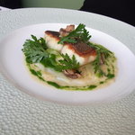 emuN - 産地直送天然鮮魚のお料理　シェフのインスピレーション　スズキのポワレ