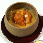 かたおか - 白子の茶碗蒸しでした。