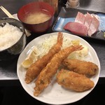 和楽 - えびかきランチ 1,000円