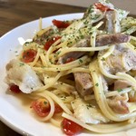 ナガタ店 - 自家製肉ソースとペコリーノチーズの特製パスタ