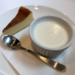 ナガタ店 - デザートセット…500円（ドルチェ2種＋ドリンク）