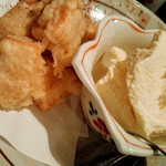 ツキトカゲ新町店 - バームクー天(デザート天ぷら)