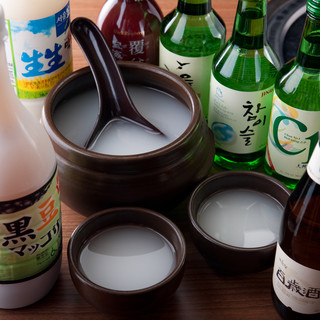 A wide variety of drinks will enhance Korean Cuisine even more!