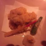 茶茶 白雨 - 白子の天麩羅