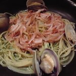 洋食堂 - ピンクのサクラエビがきれいなパスタ